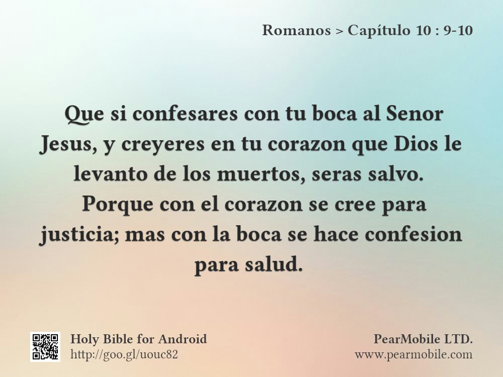 Romanos, Capítulo 10:9-10
